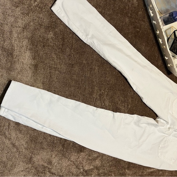 AG Adriano Goldshmied White Skinny Ankle Jeans - Size 28R - Picture 5 of 6